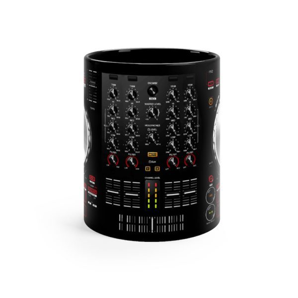 Dj controller coffee mug, red | 44329 5 | audio apartment