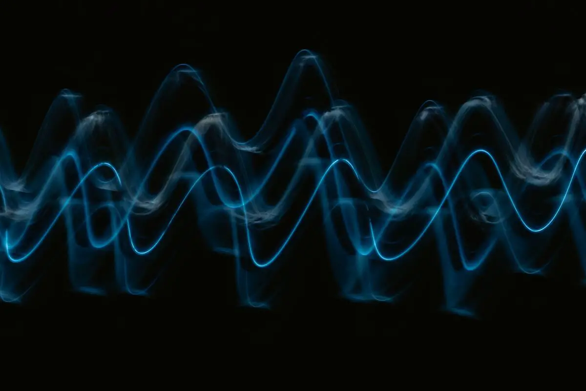 Image of sound waves unsplash