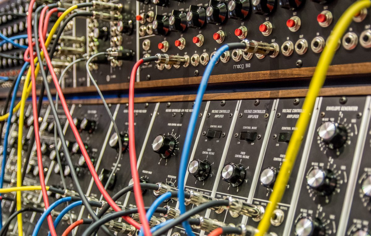 Image of several wires in audio mixers. Source: unsplash