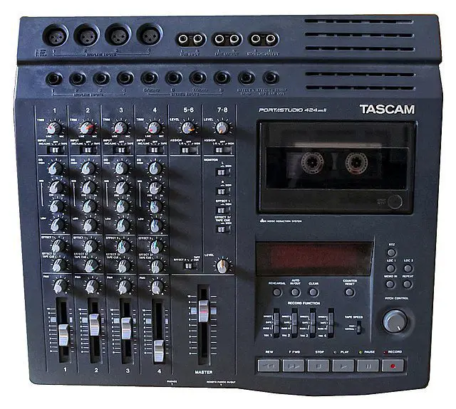 Image of a tascam portastudio 414 mkii. Source: wiki commons
