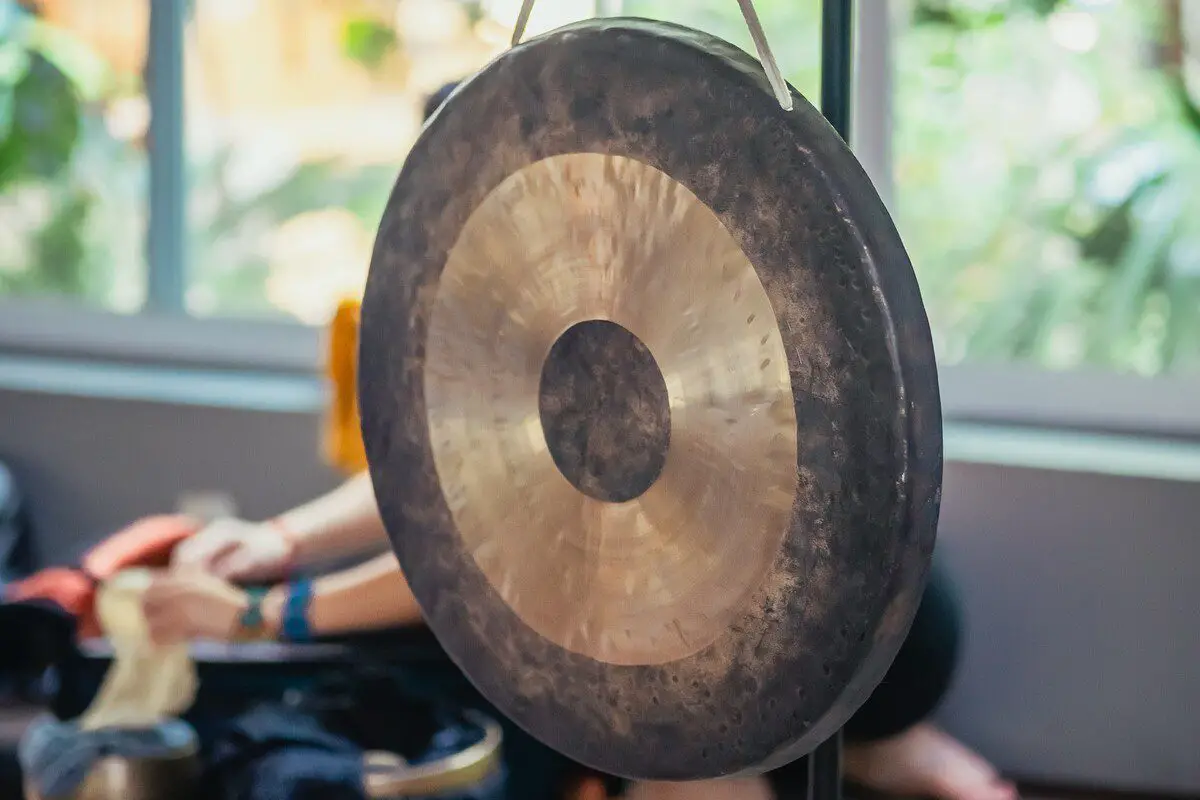 Image of a traditional gong unsplash
