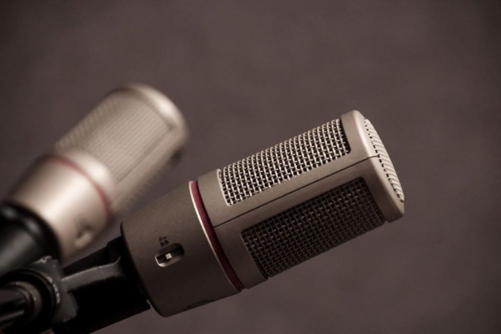 Image of two stereo microphones. Source: unsplash.