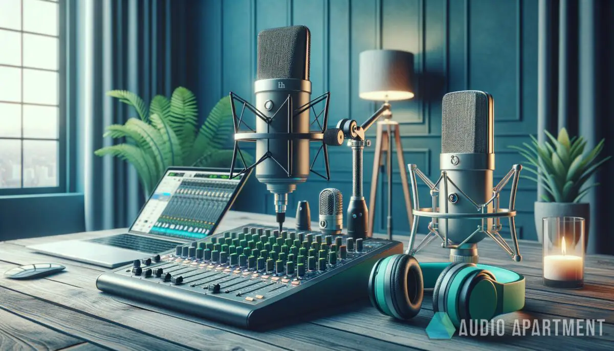 Featured image for a blog post called studio microphones which model delivers pristine audio for home recording.