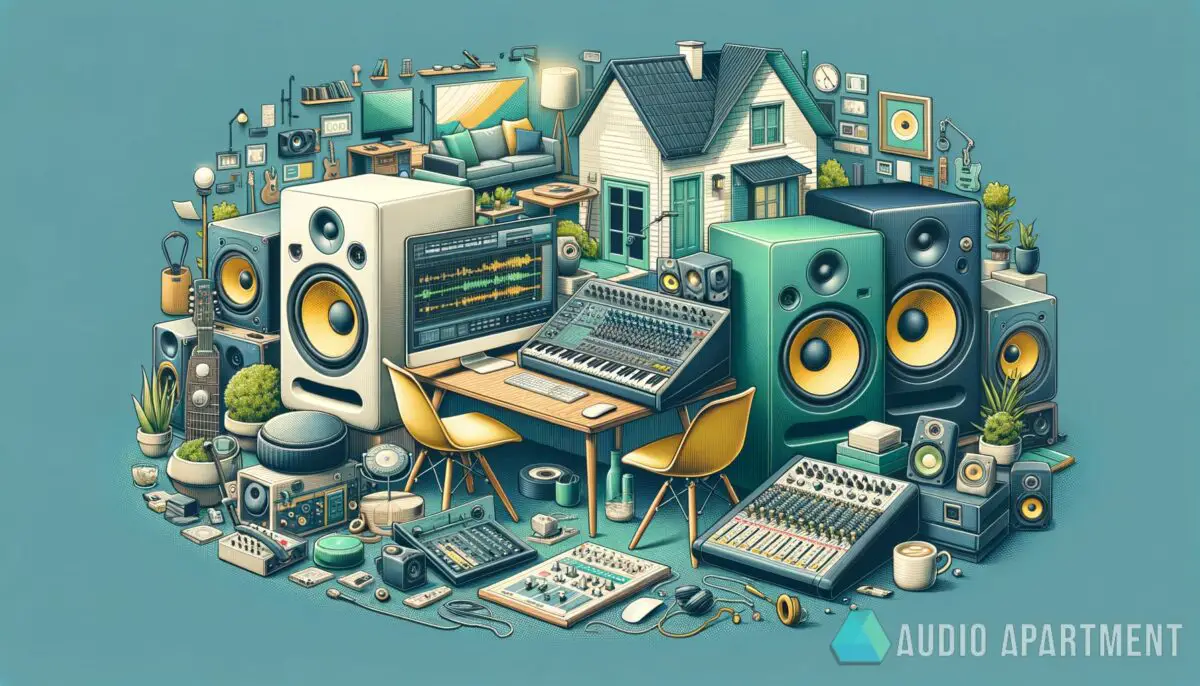 Featured image for a blog post called studio monitors which model delivers the clearest sound for home music production .