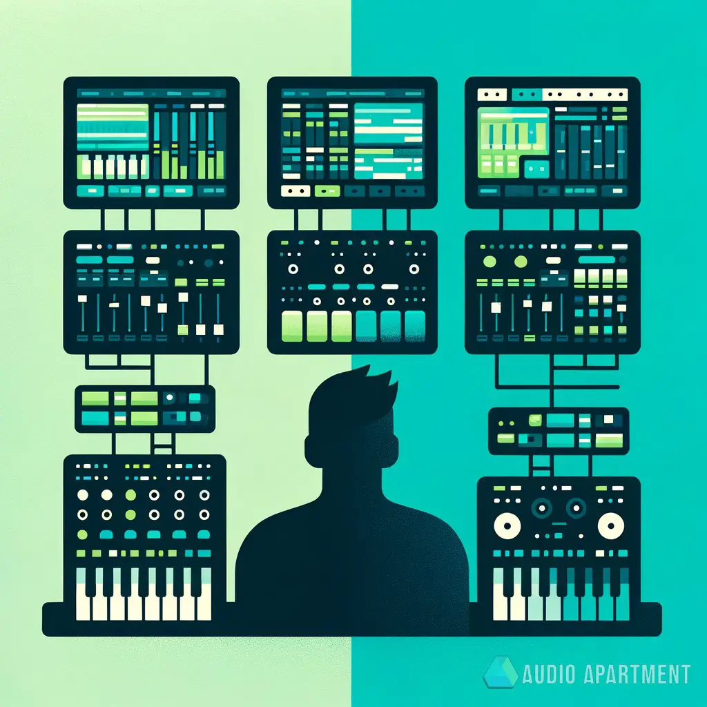 Supplemental image for a blog post called 'daw comparison for electronic music producers: ableton live or fl studio for your sounds? '.