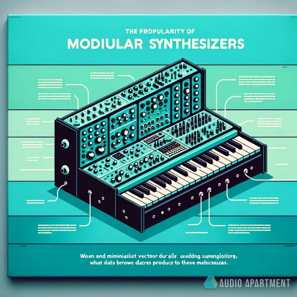 Supplemental image for a blog post called 'why are modular synthesizers popular: what draws producers to these vintage-inspired machines? '.